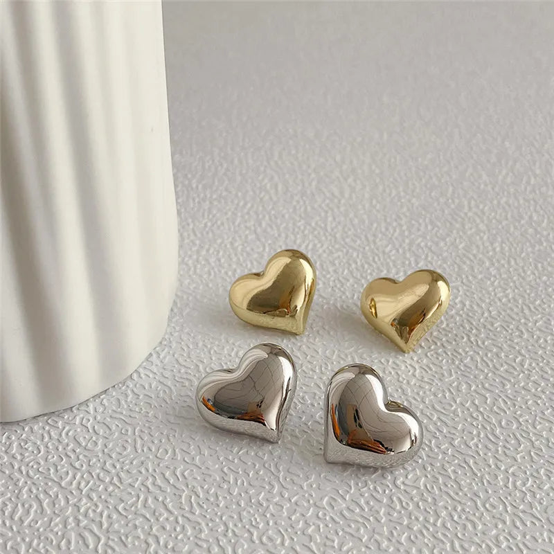 Stud Earrings Charm Jewelry - Asymmetric Heart Fashion - A6610