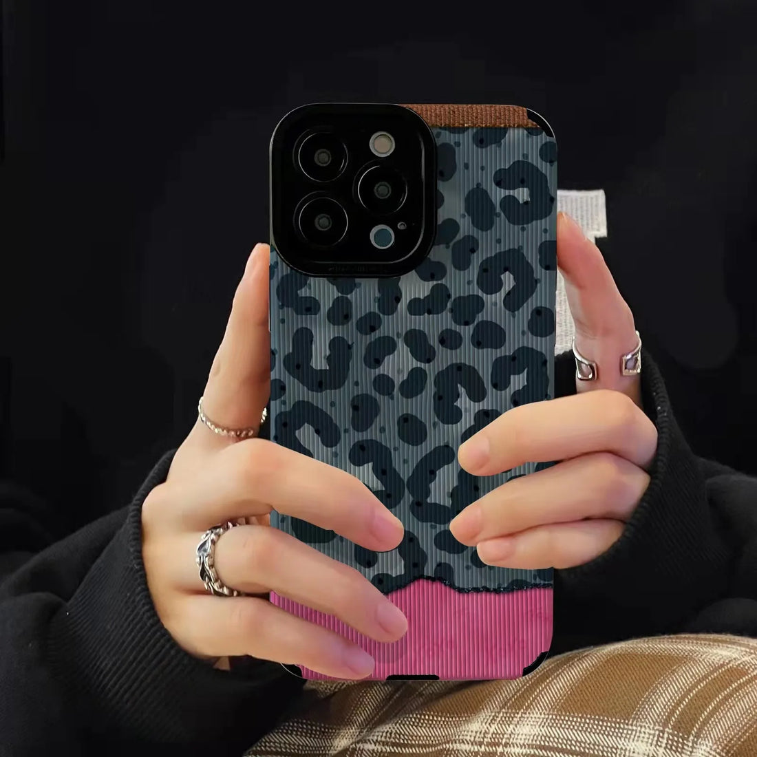 Cute Phone Cases For iPhone 15, 14, 13, 12, 11, X, XS, XR, SE (2020, 2022), 7, or 8 - Girly Leopard Cover - TSP527