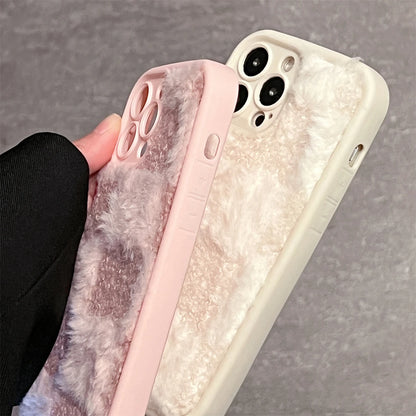 Cute Phone Cases for iPhone 11, 12, 13, 14, 15, 16 Pro Max and Plus - Fluffy &amp; Fabulous Spliced Lattice - TSP434