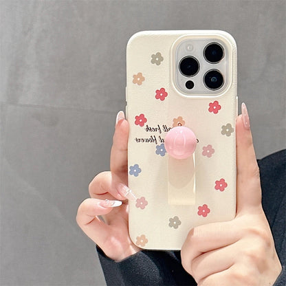 Cute Phone Cases for iPhone 15, 14, 13, 12 Pro Max, 11 - Colorful Heart, Polka Dot, Flower Ring Holder - TSP428