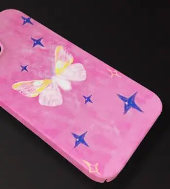 Cute Phone Cases For iPhone 15PRO MAX, 14, 13 PRO, 13 PRO MAX, 15, 15PLUS, 15PRO, 11Pro - Colorful Butterfly Pattern - Acrylic Hard Cover - IC0210 - Touchy Style