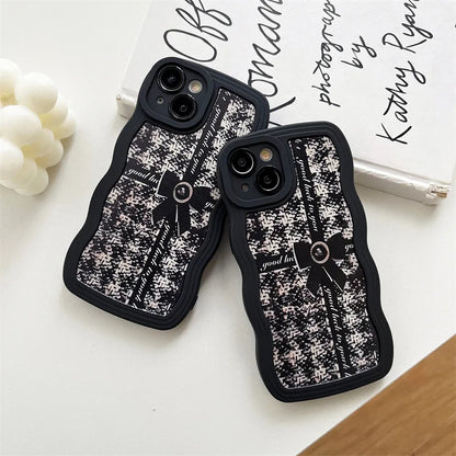 TSP74 Cute Phone Cases For Huawei Mate 20 Pro, Mate 30 Pro, Mate 40 Pro, Mate 50 Pro, P30 Pro, P40 Pro, and P50 Pro -  With Bow Wavey Edges