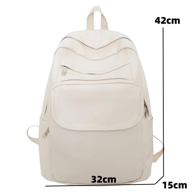 TSB45 Cool Backpacks - Leather Large Capacity School Bag For Teenage Girls and Boys - Touchy Style