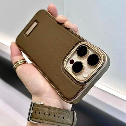 Cute Leather Phone Cases for iPhone 12, 13, 14, 15, 16 Pro Max | Fashion No Borders Design - PC08