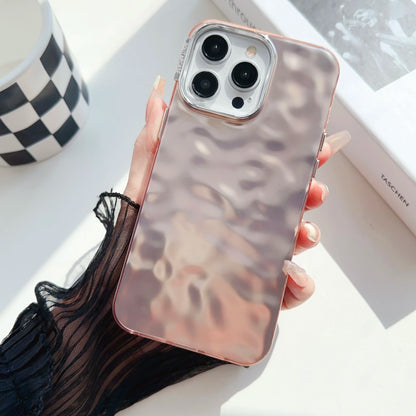 TSP194 Cute Phone Cases for iPhone 15, 14, 13, 11, 12 Pro Max, XS Max, XR, 7, and 8 Plus - 3D Frosted Folds Pattern