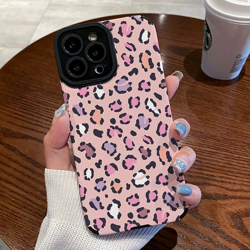 Stylish Pink Zebra Pattern Cute Phone Cases For iPhone 15, 14, 13, 12 Pro, 11, XS Max, 7, 8 Plus, X, XR, SE