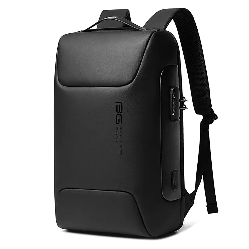 External Frame Oxford Black Cool Backpack Laptop Multifunctional WaterProof Business Bag MCBCOS40