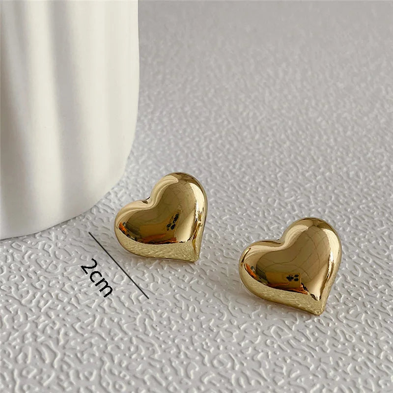 Stud Earrings Charm Jewelry - Asymmetric Heart Fashion - A6610