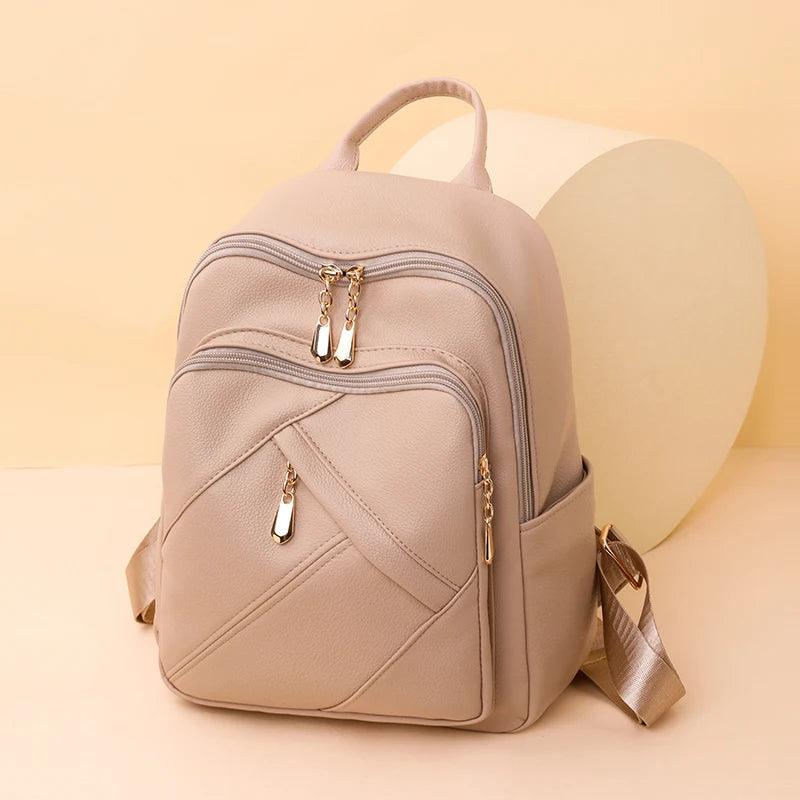 TSB37 Cool Backpacks - Leather Travel College, School Bags for Girls - Touchy Style