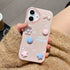 Cute Phone Cases For iPhone 16 Pro Max, 15, 14, 13 - 3D Stars Flowers Shining Back Cover Shell - PC1121 - Touchy Style