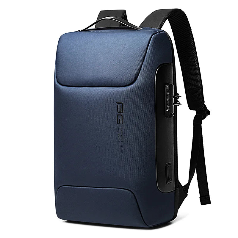 External Frame Oxford Black Cool Backpack Laptop Multifunctional WaterProof Business Bag MCBCOS40