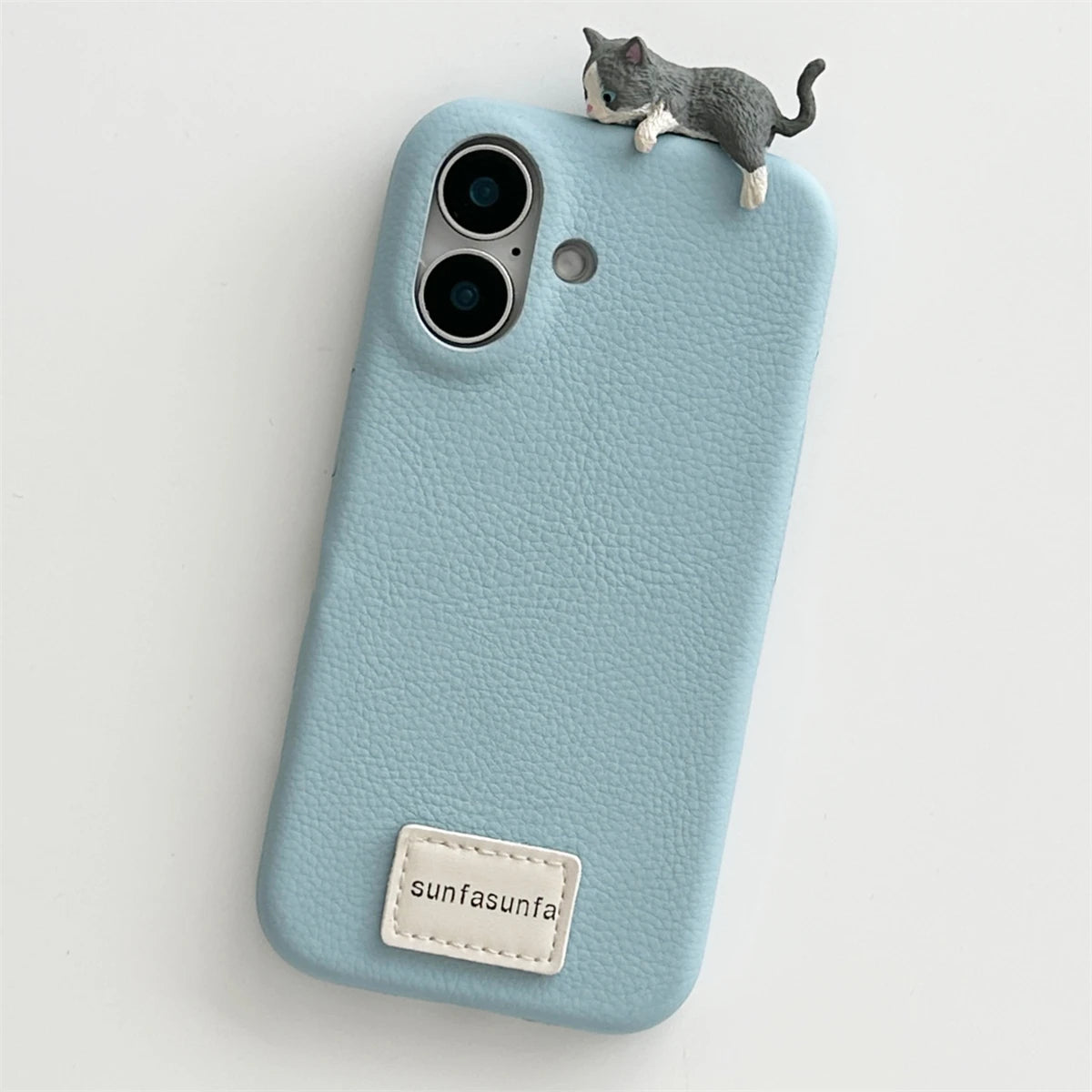 Cute Phone Cases for iPhone 11, 12, 13, 14, 15, 16 Pro Max Plus - Soft 3D Cat - TSP329