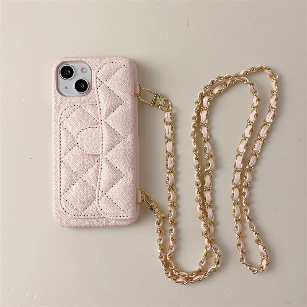 Cute Phone Case for iPhone 15, 14 Plus, 13, 12, 11 Pro Max with Leather Wallet Card Crossbody Holder