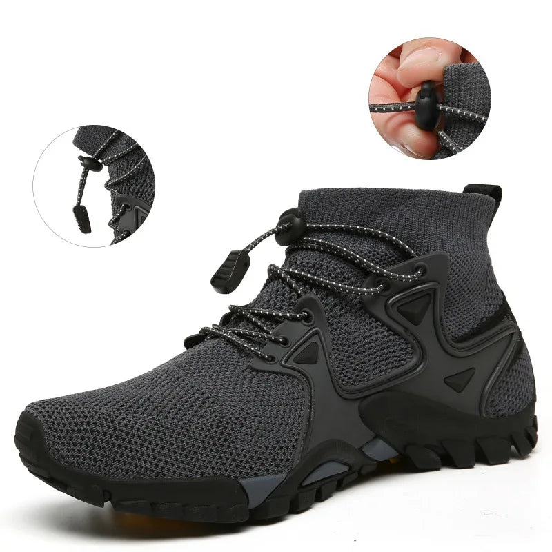 Breathable Outdoor Walking Sneakers Sock Boots Men&