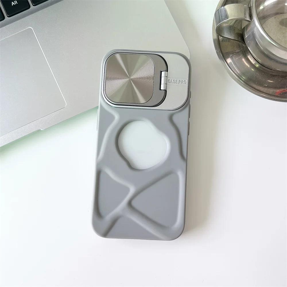 Cute Phone Cases for iPhone 11, 12, 13, 14, 15, 16 Pro Max, Plus - Fashion Logo Hole - Silicone Cover - TSP248