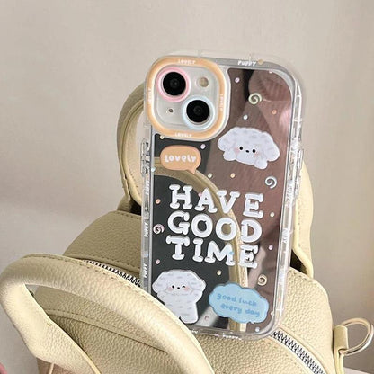 Cute Phone Cases For iPhone 15 Pro Max, 14, 13, 12, and 11 - Lovely Puppy Dog - Mirror Bumper Cover - TSP274