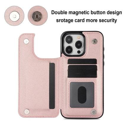 Cute Phone Cases with Card Slot Flip for iPhone 16 Pro Max, 15, 14, 13, 12, 11, SE 3, SE 2, XS, XR, 8, and 7 Plus - TSP377