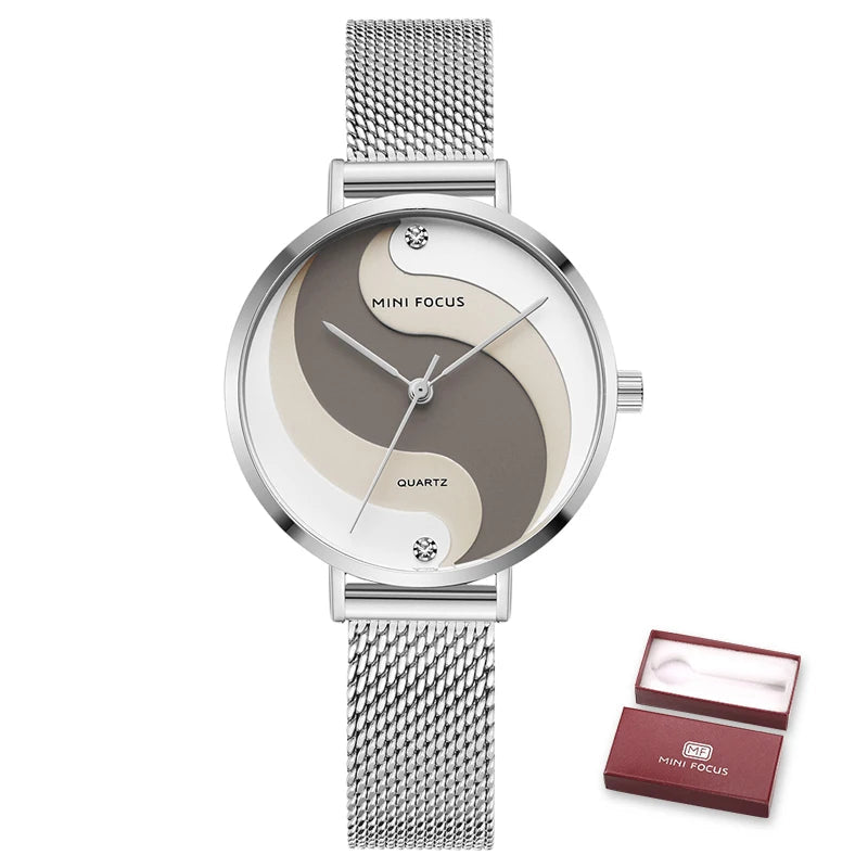 Women Watches Waterproof Top Luxury Fashion Casual Ladies Watch Quartz Stainless Steel TM0202