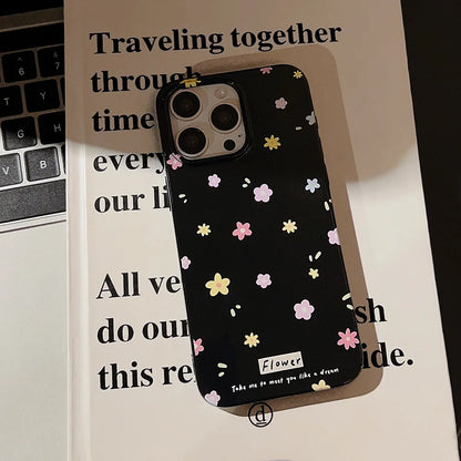 Cute Phone Cases For iPhone 16, 15, 14, 13, 12 Pro Max, Xr, Xs, 15 Plus - Fairy Sweet Fresh Flowers Art gir Cover - IC6220