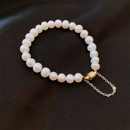 Bracelets Charm Jewelry 2021 Magnet Freshwater Pearl 