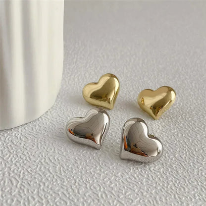 Stud Earrings Charm Jewelry - Asymmetric Heart Fashion - A6610