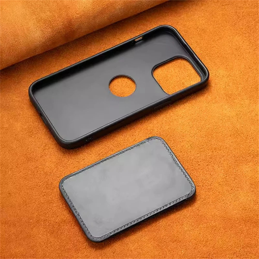 Cute Phone Cases For iPhone 16, 15, 14 Plus, and 13 Pro Max - Detachable Wallet - Hollow Logo Back Cover - TSP423