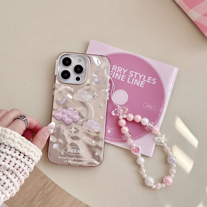 Cute Phone Cases For iPhone 11, 12, 13, 14 Pro Max, and 15 - Dreamy Stars and Clouds - TSP56