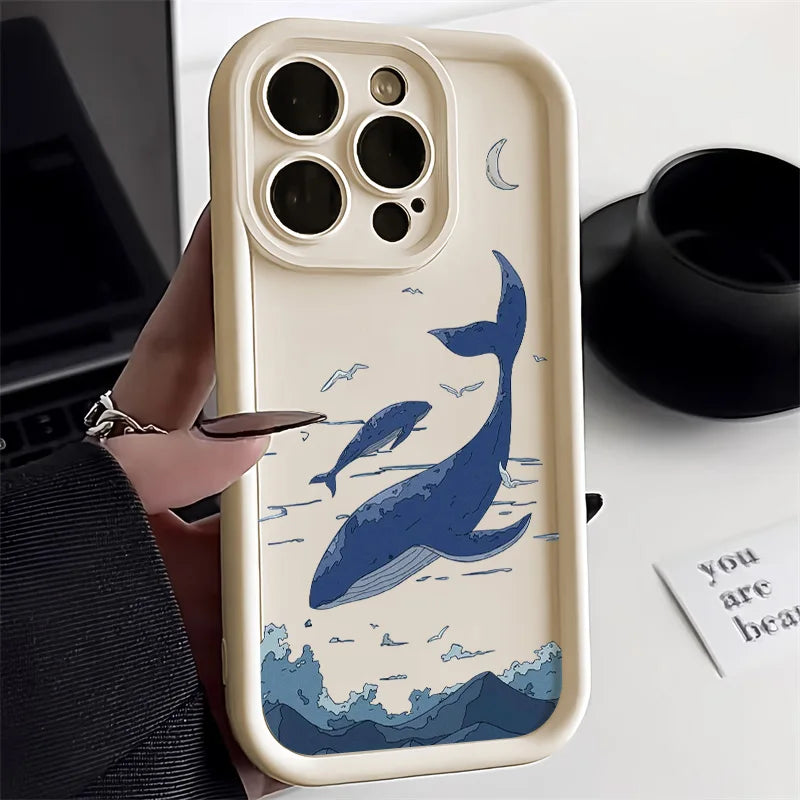 Cute Phone Cases For iPhone 7, 8, 8 Plus, X, XR, XS, 11, 12, 13, 14, 15, 16, and Pro Max, SE 2020. - Sleepy Cat Carrot - TSP520