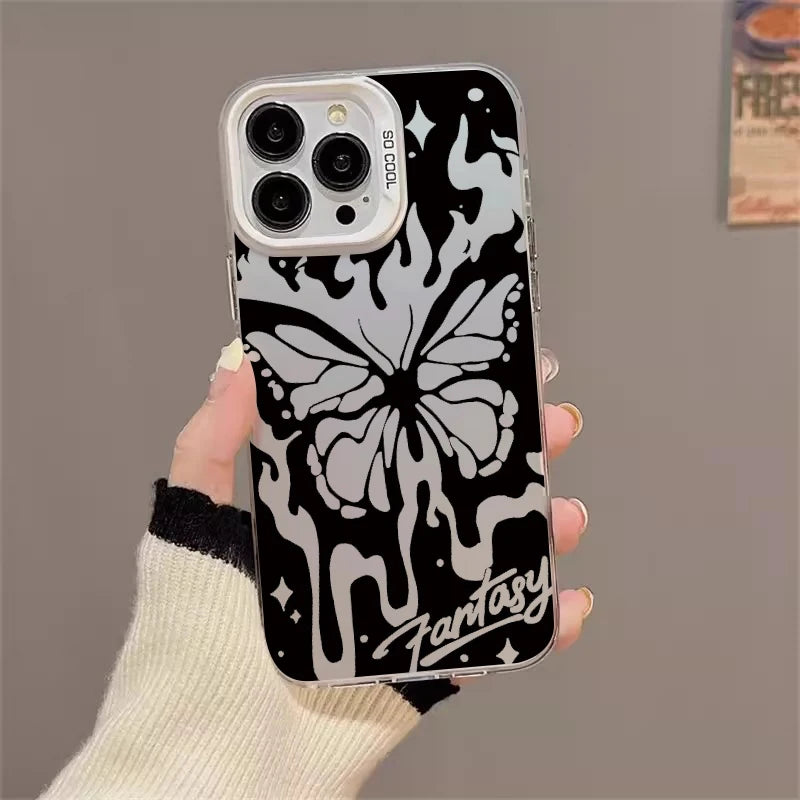 Cute Phone Cases For iPhone 15, 14, 13, 12, 11 Pro, and Beyond - Butterfly Bliss Cover - TSP396