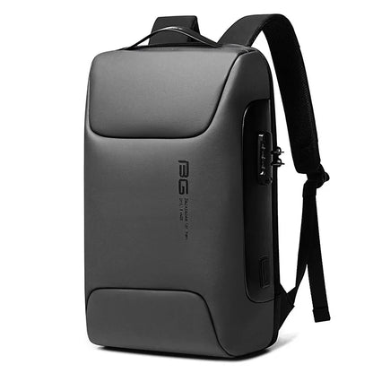 External Frame Oxford Black Cool Backpack Laptop Multifunctional WaterProof Business Bag MCBCOS40