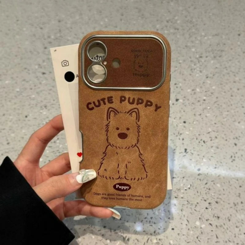 Cute Phone Cases for iPhone 16, 15, 14, 13, 12, 11 Pro Max Plus - Western Highland Dog - TSP330