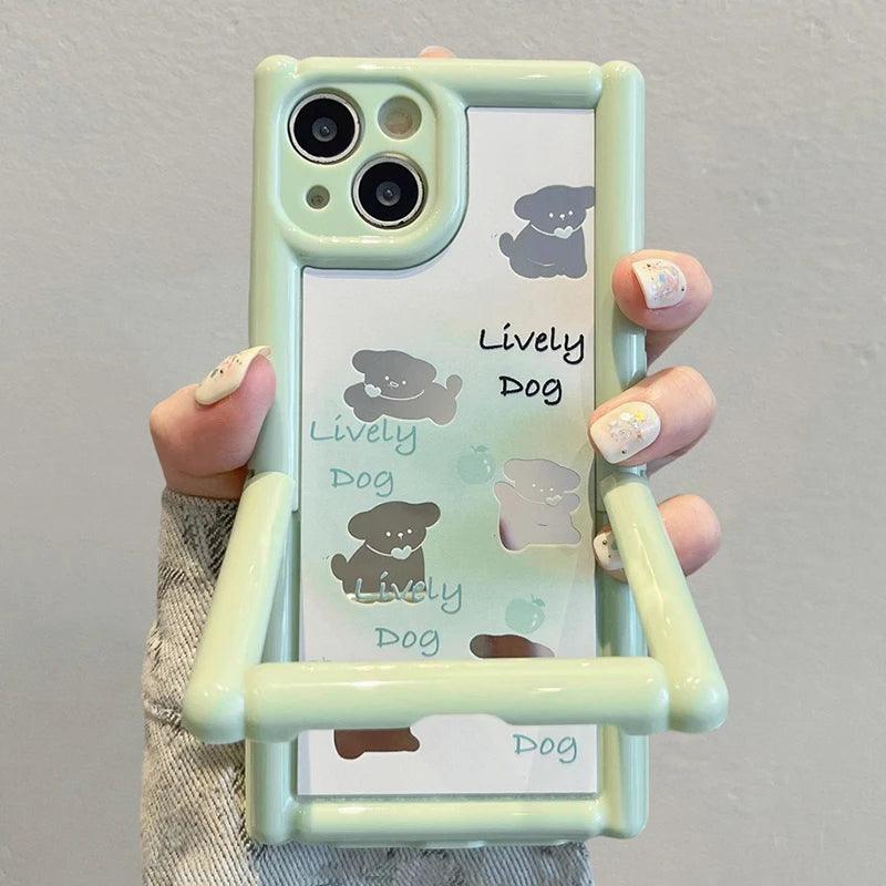 Cute Phone Cases For iPhone 15 Pro Max, 14, 13, 12, and 11 - Cute Rabbit Lively Dog - TSP281