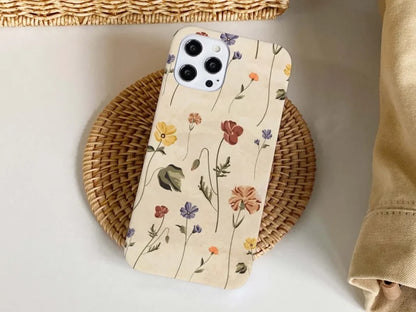 Cute Phone Cases for iPhone models 16, 15PRO MAX, 14, 13, 12, and 11 - Oil Painting Flowers - TSP503