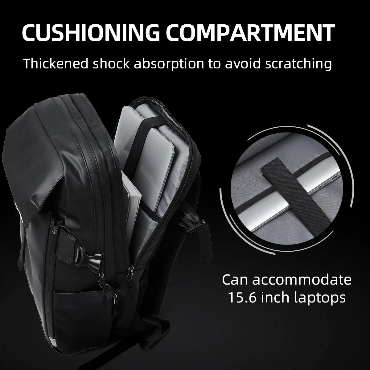 ACB5724 Cool Backpack - Expandable Waterproof  Laptop Bag