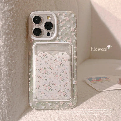 Cute Phone Cases For iPhone 15, 14, 13, 12, 11 Pro Max, Xr, 15 14 Plus - Fairy Flowers Art Cover - IC5480