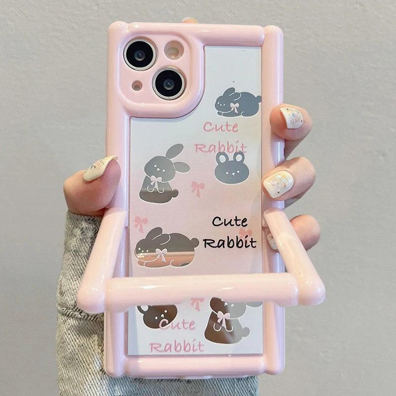 Cute Phone Cases For iPhone 15 Pro Max, 14, 13, 12, and 11 - Cute Rabbit Lively Dog - TSP281