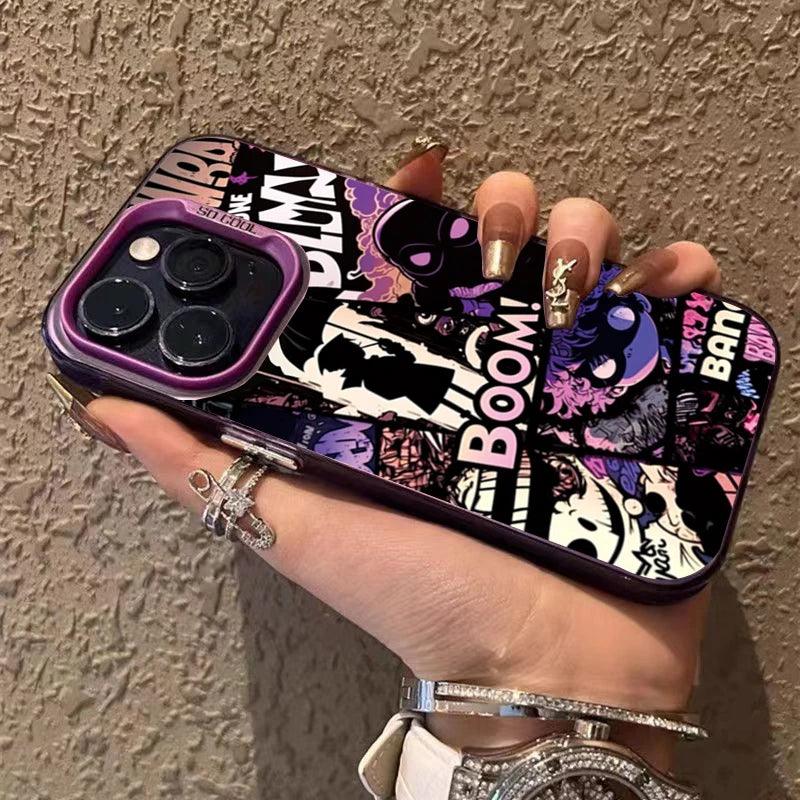 Cute Phone Cases For iPhone 11, 12, 13, 14, 15, Pro, Max, Mini, 7, 8, Plus, SE, XR, X, and XS - Comics Shockproof Cover - TSP245