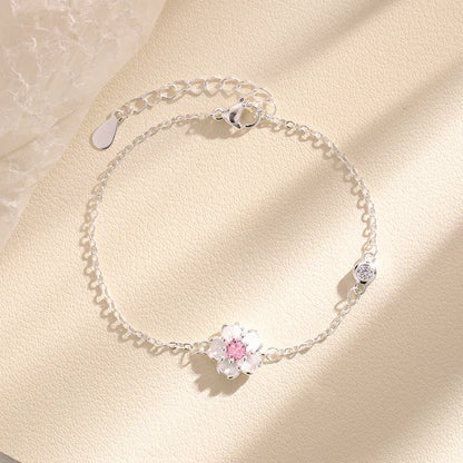 Bracelet Charm Jewelry - Cherry Blossom Flower - TSJ119