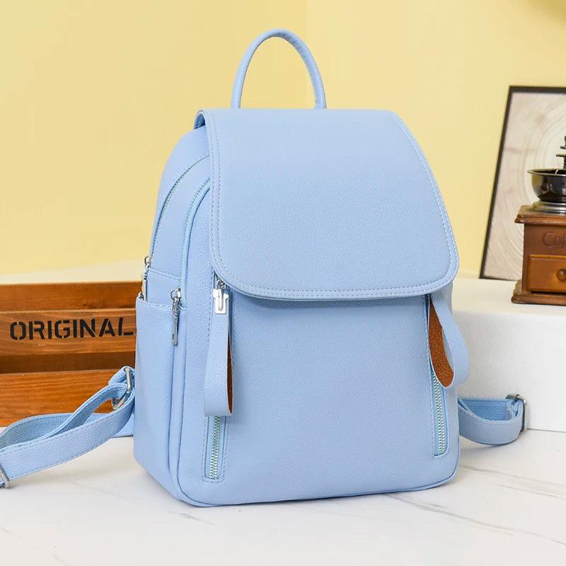 TSB39 Cool Backpacks - Leather Fashion School Bags for Teenage Girls - Touchy Style