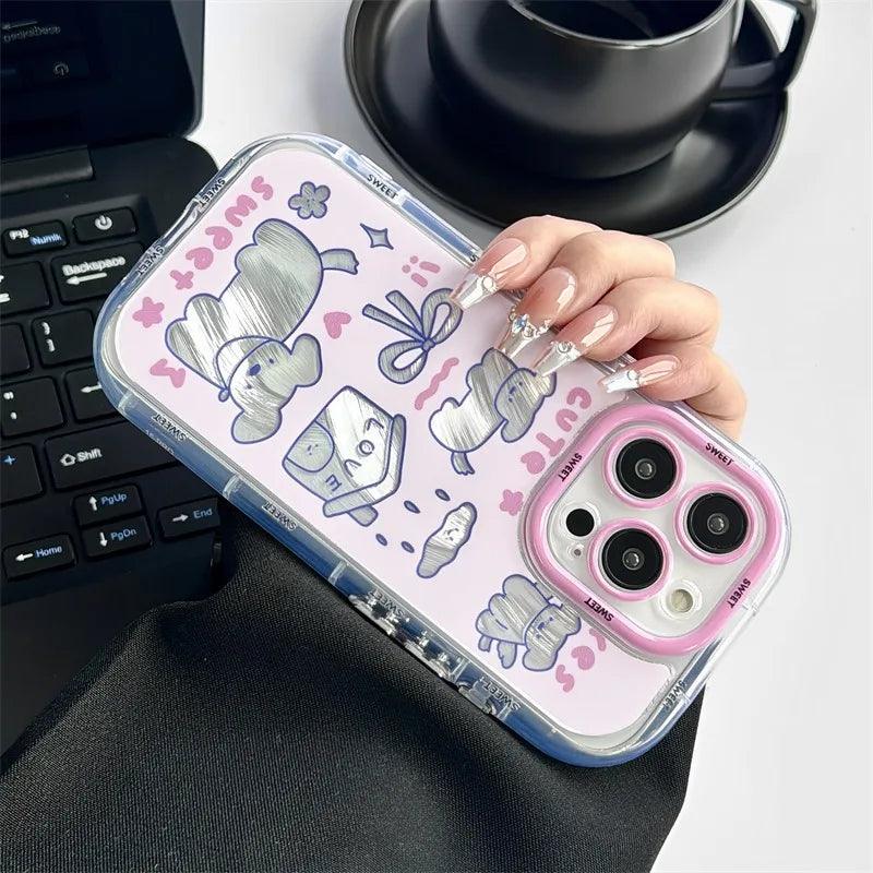 Cute Phone Cases For iPhone 15 Pro Max, 14, 13, 12, and 11 - Sweet Dog - Soft Cover - TSP283