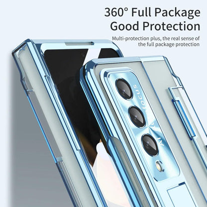 TSP77 Cute Phone Cases For Galaxy Z Fold5 and Z Fold3 4 - Fold Edition Cover with Tempered Glass