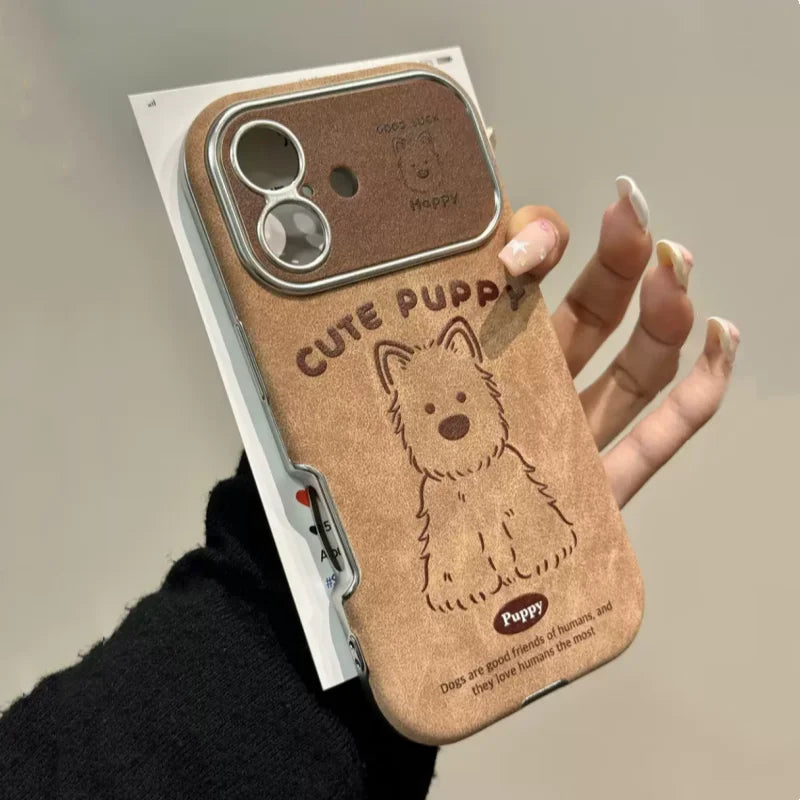 Cute Phone Cases for iPhone 16, 15, 14, 13, 12, 11 Pro Max Plus - Western Highland Dog - TSP330