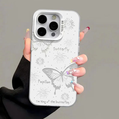 Cute Phone Cases For Galaxy S24, S23, and other models, including the Note20 series - Butterfly Cover - TSP387