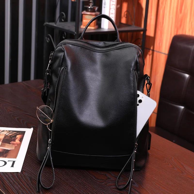 TSB22 Cool Backpack - Leather Multifunction Shoulder Bags - Touchy Style
