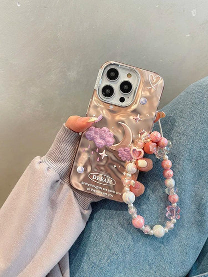 Cute Phone Cases For iPhone 11, 12, 13, 14 Pro Max, and 15 - Dreamy Stars and Clouds - TSP56