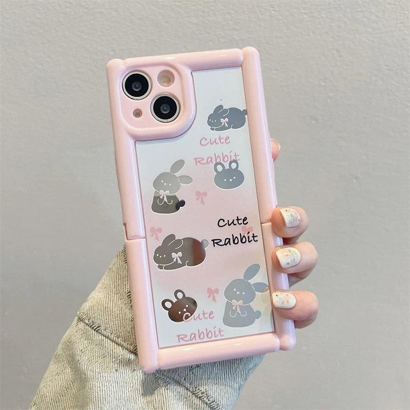 Cute Phone Cases For iPhone 15 Pro Max, 14, 13, 12, and 11 - Cute Rabbit Lively Dog - TSP281