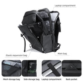 ACB5724 Cool Backpack - Expandable Waterproof Laptop Bag - Touchy Style