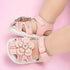 AMN226 Baby Sandals: Flower Leather Flat Toddler Girl Casual Shoes - Touchy Style