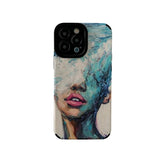 Art Portrait Cute Phone Case for iPhone 15, 14, 13, 11, 12 Pro Max, Mini, 7, 8 Plus, XS Max, XR - Touchy Style .