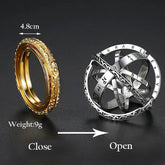 Astronomy Ball Finger Rings Charm JEwelry RCJMS11 Zinc Alloy For Men&